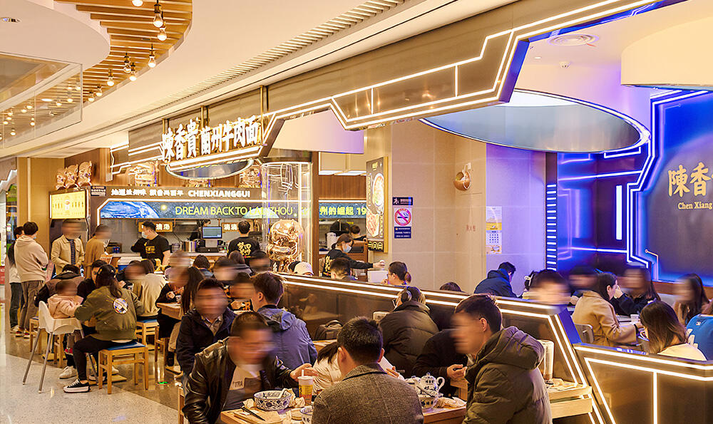 陈香贵火爆门店1