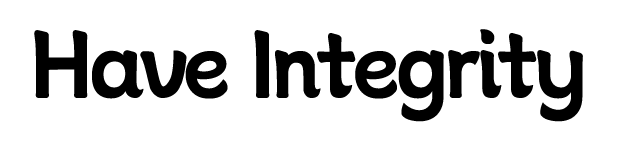 为人正直